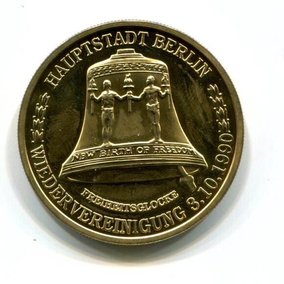 1990 Germany Haupstadt Berlin Medal (b735-73) - Picture 2 of 2